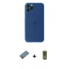 MARSİLYAN™- iPhone 11 Pro Max Kılıf Yadigar Yansıma Serisi - Siyah Joko Magic 5D Hayalet Cam + Metal Kamera Lens Koruma Cam - MR