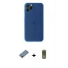 MARSİLYAN™- iPhone 11 Pro Max Kılıf Yadigar Yansıma Serisi - Siyah Joko Magic 5D Hayalet Cam + Metal Kamera Lens Koruma Cam - AKYL