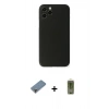 MARSİLYAN™- iPhone 11 Pro Max Kılıf Yadigar Yansıma Serisi - Siyah Joko Magic 5D Hayalet Cam + Metal Kamera Lens Koruma Cam - MR