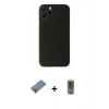 MARSİLYAN™- iPhone 11 Pro Max Kılıf Yadigar Yansıma Serisi - Siyah Joko Magic 5D Hayalet Cam + Metal Kamera Lens Koruma Cam - AKYL