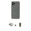MARSİLYAN™- iPhone 11 Pro Max Kılıf Yadigar Yansıma Serisi - Siyah Joko Magic 5D Hayalet Cam + Pers Alüminyum Kamera Lens - YL