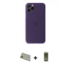MARSİLYAN™- iPhone 11 Pro Max Kılıf Yadigar Yansıma Serisi - Siyah Joko Magic 5D Hayalet Cam + Rainbow Kamera Lens Koruma Cam - GD
