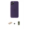 MARSİLYAN™- iPhone 11 Pro Max Kılıf Yadigar Yansıma Serisi - Siyah Joko Magic 5D Hayalet Cam + Renkli Kamera Lens Koruma Cam - MI