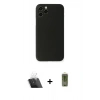 MARSİLYAN™- iPhone 11 Pro Max Kılıf Yadigar Yansıma Serisi - Siyah Joko Magic 5D Hayalet Cam + Kamera Lens Koruma Cam - SF