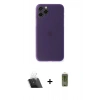 MARSİLYAN™- iPhone 11 Pro Max Kılıf Yadigar Yansıma Serisi - Siyah Joko Magic 5D Hayalet Cam + Kamera Lens Koruma Cam - SF