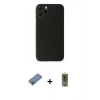 MARSİLYAN™- iPhone 11 Pro Max Kılıf Yadigar Yansıma Serisi - Siyah Joko Magic 5D Hayalet Cam + Shine Kamera Lens Koruma Cam - SABE