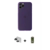 MARSİLYAN™- iPhone 11 Pro Max Kılıf Yadigar Yansıma Serisi - Siyah Joko Magic 5D Hayalet Cam + Siyah Pers Alüminyum Kamera Lens