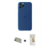 MARSİLYAN™- iPhone 11 Pro Max Kılıf Yadigar Yansıma Serisi - Siyah Mat Seramik Nano Ekran Koruyucu + Rainbow Kamera Lens Koruma Cam - GD