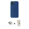 MARSİLYAN™- iPhone 11 Pro Max Kılıf Yadigar Yansıma Serisi - Siyah Mat Seramik Nano Ekran Koruyucu + Pers Alüminyum Kamera Lens - YL