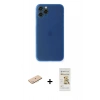 MARSİLYAN™- iPhone 11 Pro Max Kılıf Yadigar Yansıma Serisi - Siyah Mat Seramik Nano Ekran Koruyucu + Renkli Kamera Lens Koruma Cam - MI