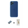 MARSİLYAN™- iPhone 11 Pro Max Kılıf Yadigar Yansıma Serisi - Siyah Mat Seramik Nano Ekran Koruyucu + Siyah Metal Kamera Lens Koruma Cam