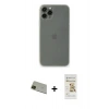 MARSİLYAN™- iPhone 11 Pro Max Kılıf Yadigar Yansıma Serisi - Siyah Mat Seramik Nano Ekran Koruyucu + Rainbow Kamera Lens Koruma Cam - YL