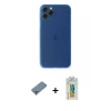 MARSİLYAN™- iPhone 11 Pro Max Kılıf Yadigar Yansıma Serisi - Siyah Polymer Nano Ekran Koruyucu + Metal Kamera Lens Koruma Cam - GD