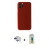 MARSİLYAN™- iPhone 11 Pro Max Kılıf Yadigar Yansıma Serisi - Siyah Polymer Nano Ekran Koruyucu + Pers Alüminyum Kamera Lens - LT