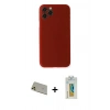 MARSİLYAN™- iPhone 11 Pro Max Kılıf Yadigar Yansıma Serisi - Siyah Polymer Nano Ekran Koruyucu + Rainbow Kamera Lens Koruma Cam - GD