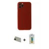 MARSİLYAN™- iPhone 11 Pro Max Kılıf Yadigar Yansıma Serisi - Siyah Polymer Nano Ekran Koruyucu + Yeşil Rainbow Kamera Lens Koruma Cam