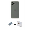 MARSİLYAN™- iPhone 11 Pro Max Kılıf Yadigar Yansıma Serisi - Siyah Seramik Nano Ekran Koruyucu + Metal Kamera Lens Koruma Cam - AKYL