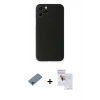 MARSİLYAN™- iPhone 11 Pro Max Kılıf Yadigar Yansıma Serisi - Siyah Seramik Nano Ekran Koruyucu + Shine Kamera Lens Koruma Cam - GI
