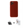 MARSİLYAN™- iPhone 11 Pro Max Kılıf Yadigar Yansıma Serisi - Siyah Seramik Nano Ekran Koruyucu + Kamera Lens Koruma Cam - SF