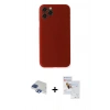 MARSİLYAN™- iPhone 11 Pro Max Kılıf Yadigar Yansıma Serisi - Siyah Seramik Nano Ekran Koruyucu + Pers Alüminyum Kamera Lens - LT