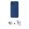 MARSİLYAN™- iPhone 11 Pro Max Kılıf Yadigar Yansıma Serisi - Siyah Seramik Nano Ekran Koruyucu + Pers Alüminyum Kamera Lens - LT