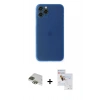 MARSİLYAN™- iPhone 11 Pro Max Kılıf Yadigar Yansıma Serisi - Siyah Seramik Nano Ekran Koruyucu + Pers Alüminyum Kamera Lens - YL