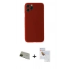 MARSİLYAN™- iPhone 11 Pro Max Kılıf Yadigar Yansıma Serisi - Siyah Seramik Nano Ekran Koruyucu + Rainbow Kamera Lens Koruma Cam - YL