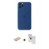 MARSİLYAN™- iPhone 11 Pro Max Kılıf Yadigar Yansıma Serisi - Siyah Seramik Nano Ekran Koruyucu + Renkli Kamera Lens Koruma Cam - YL