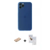 MARSİLYAN™- iPhone 11 Pro Max Kılıf Yadigar Yansıma Serisi - Siyah Seramik Nano Ekran Koruyucu + Renkli Kamera Lens Koruma Cam - TU