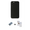 MARSİLYAN™- iPhone 11 Pro Max Kılıf Yadigar Yansıma Serisi - Siyah Seramik Nano Ekran Koruyucu + Shine Kamera Lens Koruma Cam - SABE