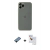MARSİLYAN™- iPhone 11 Pro Max Kılıf Yadigar Yansıma Serisi - Siyah Seramik Nano Ekran Koruyucu + Shine Kamera Lens Koruma Cam - SH