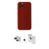 MARSİLYAN™- iPhone 11 Pro Max Kılıf Yadigar Yansıma Serisi - Siyah Seramik Nano Ekran Koruyucu + Pers Alüminyum Kamera Lens - SH