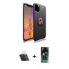 MARSİLYAN™- iPhone 11 Pro Max Kılıf Yankı Form Prime - Şeffaf 360 Full Body Arka Koruyucu + Kamera Lens Koruma Cam - SF