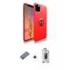 MARSİLYAN™- iPhone 11 Pro Max Kılıf Yankı Form Prime - Siyah Bilvis Hayalet Cam Ekran Koruyucu + Shine Kamera Lens Koruma Cam - GS