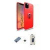 MARSİLYAN™- iPhone 11 Pro Max Kılıf Yankı Form Prime - Siyah Bilvis Hayalet Cam Ekran Koruyucu + Shine Kamera Lens Koruma Cam - PE