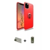 MARSİLYAN™- iPhone 11 Pro Max Kılıf Yankı Form Prime - Siyah Joko Magic 5D Hayalet Cam + Rainbow Kamera Lens Koruma Cam - YL