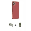 MARSİLYAN™- iPhone 11 Pro Max Kılıf Yankı Serisi - Siyah Joko Magic 5D Hayalet Cam + Rainbow Kamera Lens Koruma Cam - YL