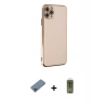 MARSİLYAN™- iPhone 11 Pro Max Kılıf Yankı Serisi - Siyah Joko Magic 5D Hayalet Cam + Shine Kamera Lens Koruma Cam - GI