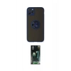 MARSİLYAN™- iPhone 11 Pro Max Kılıf Yörünge Çizgi - Şeffaf 360 Full Body Arka Koruyucu