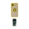 MARSİLYAN™- iPhone 11 Pro Max Kılıf Yörünge Çizgi - Siyah 360 Mat Full Body Arka Koruyucu