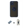 MARSİLYAN™- iPhone 11 Pro Max Kılıf Yörünge Çizgi - Siyah Bilvis Hayalet Cam Ekran Koruyucu + Metal Kamera Lens Koruma Cam - MI