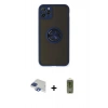 MARSİLYAN™- iPhone 11 Pro Max Kılıf Yörünge Çizgi - Siyah Joko Magic 5D Hayalet Cam + Pers Alüminyum Kamera Lens - LT