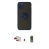 MARSİLYAN™- iPhone 11 Pro Max Kılıf Yörünge Çizgi - Siyah Joko Magic 5D Hayalet Cam + Pers Alüminyum Kamera Lens - KI