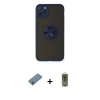 MARSİLYAN™- iPhone 11 Pro Max Kılıf Yörünge Çizgi - Siyah Joko Magic 5D Hayalet Cam + Shine Kamera Lens Koruma Cam - SABE