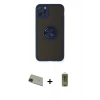 MARSİLYAN™- iPhone 11 Pro Max Kılıf Yörünge Çizgi - Siyah Joko Magic 5D Hayalet Cam + Rainbow Kamera Lens Koruma Cam - YL