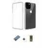 MARSİLYAN™- iPhone 11 Pro Max Kılıf Zirve Doku - Siyah Joko Magic 5D Hayalet Cam + Shine Kamera Lens Koruma Cam - GD