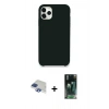 MARSİLYAN™- iPhone 11 Pro Max Kılıf Zirve Modern Özel Seri - Şeffaf 360 Full Body Arka Koruyucu + Pers Alüminyum Kamera Lens - LT