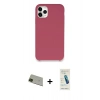 MARSİLYAN™- iPhone 11 Pro Max Kılıf Zirve Modern Özel Seri - Şeffaf Pasifik Cam Ekran Koruyucu + Rainbow Kamera Lens Koruma Cam - YL