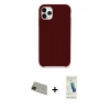 MARSİLYAN™- iPhone 11 Pro Max Kılıf Zirve Modern Özel Seri - Şeffaf Pasifik Cam Ekran Koruyucu + Rainbow Kamera Lens Koruma Cam - YL