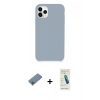 MARSİLYAN™- iPhone 11 Pro Max Kılıf Zirve Modern Özel Seri - Şeffaf Pasifik Cam Ekran Koruyucu + Shine Kamera Lens Koruma Cam - MI